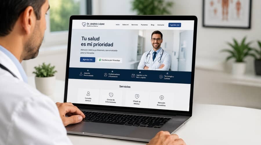 Páginas web para médicos en México | Diseño Profesional